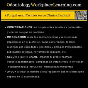 ¿Porqué usar Twitter en tu Clínica Dental?